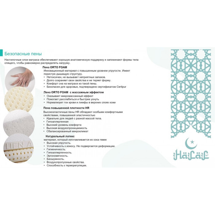 Матрас Halal Bakim 900x2000 Матрас Halal Bakim 900x2000
