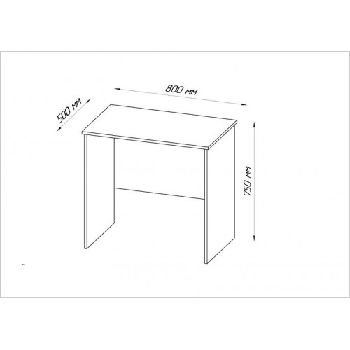 КАСТОР стол письменный 80х50