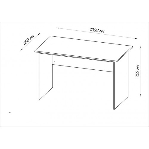 КАСТОР стол письменный 120х65